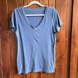 2 t-shirts. 1 blue and 1 gray